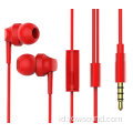 3.5mm Earphone Wired Headphone Earbud dengan Mikrofon